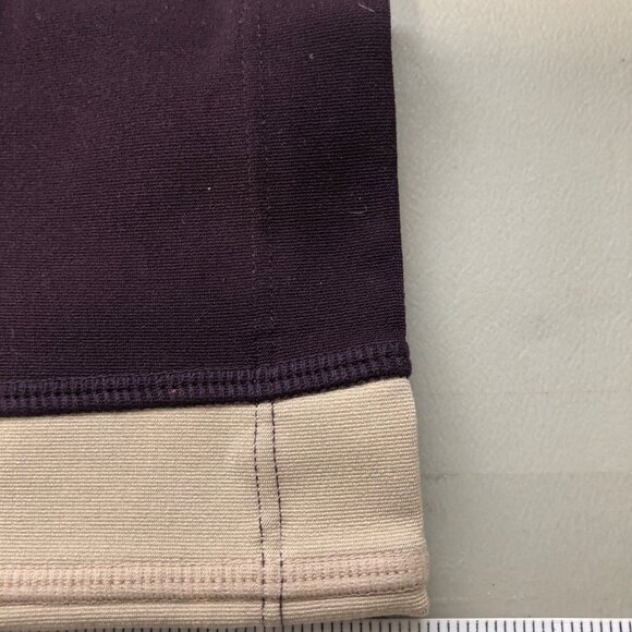 Mondetta Leggings Womens Size Medium Maroon Beige Black Activewear Pants - Picture 5 of 8